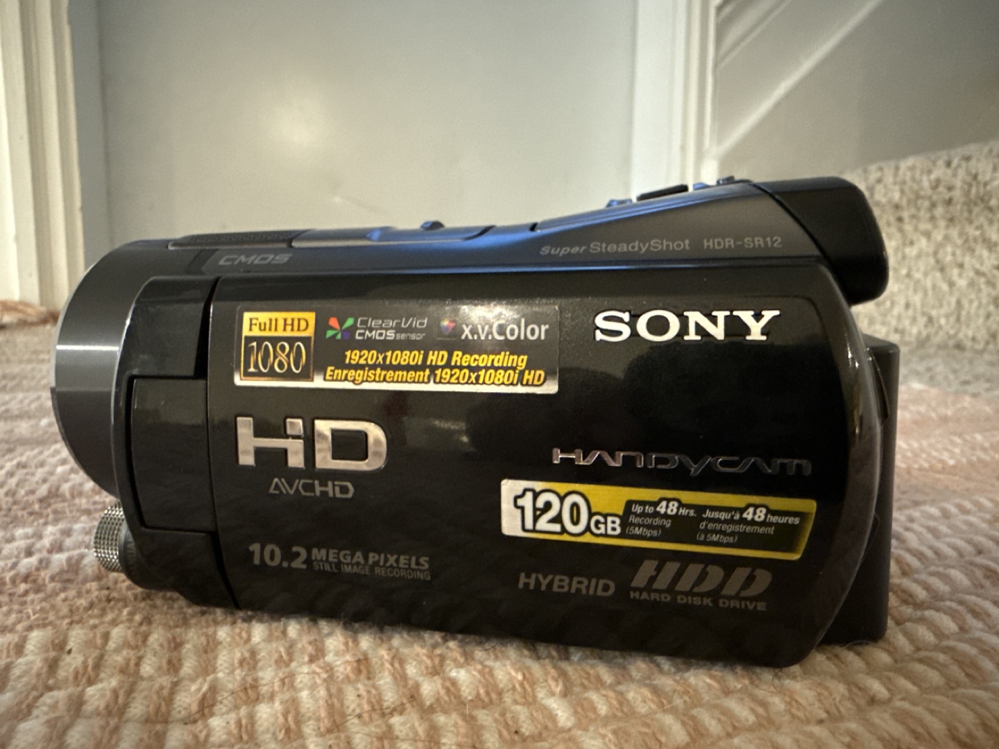 SONY Handycam SR12 120GB フルHDビデオカメラ Amazon.co.jp: SONY Handycam Digital HD Camcorder Black HDR