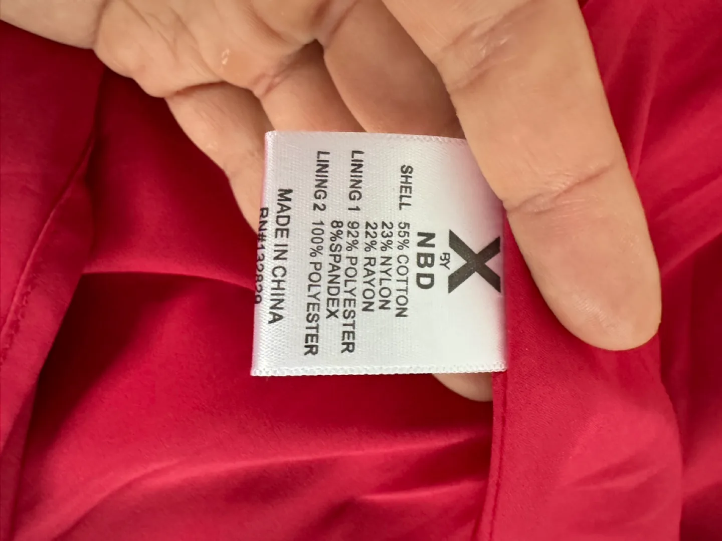 X by NBD Isabelle Red Lace Dress image indicator(7)