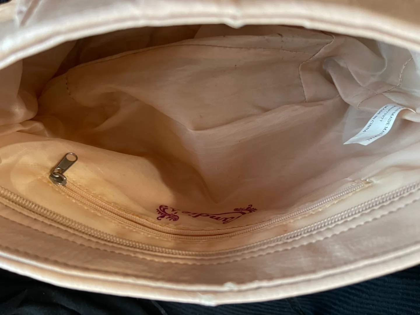 Candies Cute Blush Pink Leather Crossbody Bag image indicator(3)