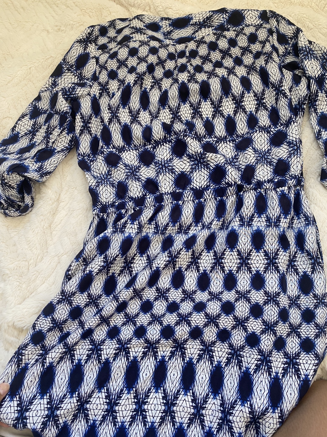 Joe Fresh Blue and White Printed Dress - photo 3
