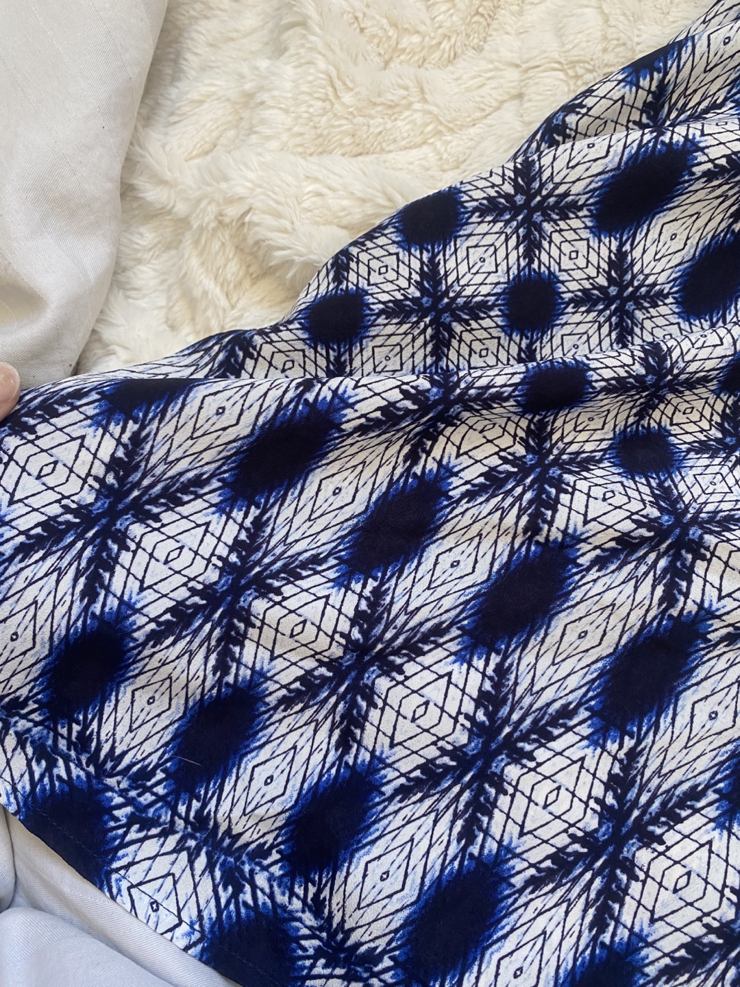 Joe Fresh Blue and White Printed Dress - photo 4