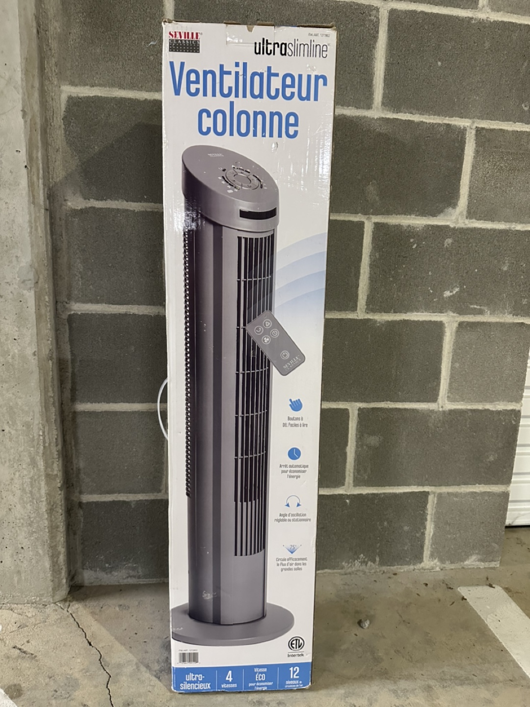Seville Ultraslimline Tower Fan