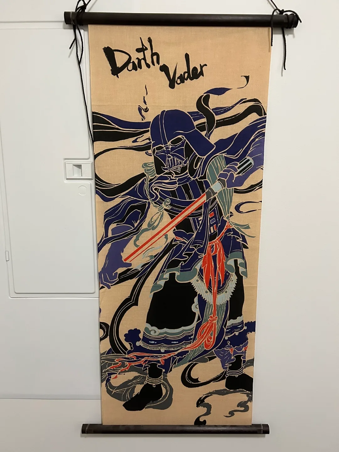 Darth Vader Japanese Style Wall Hanging Scroll thumbnail
