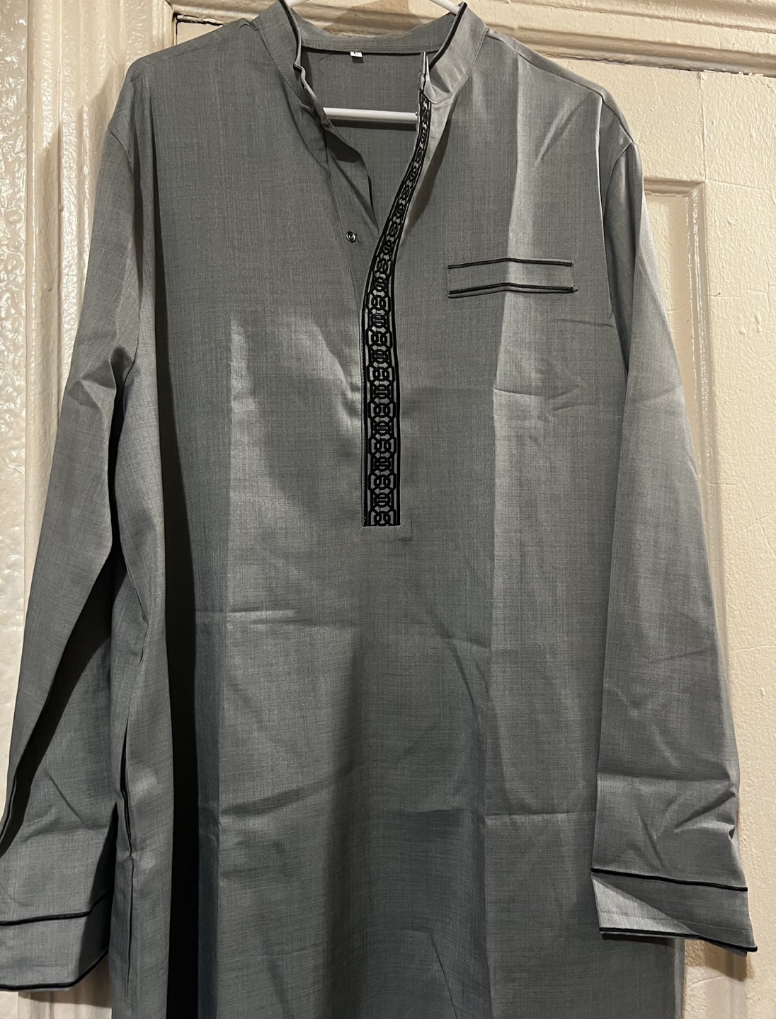 Men's Gray Kurta - photo 2