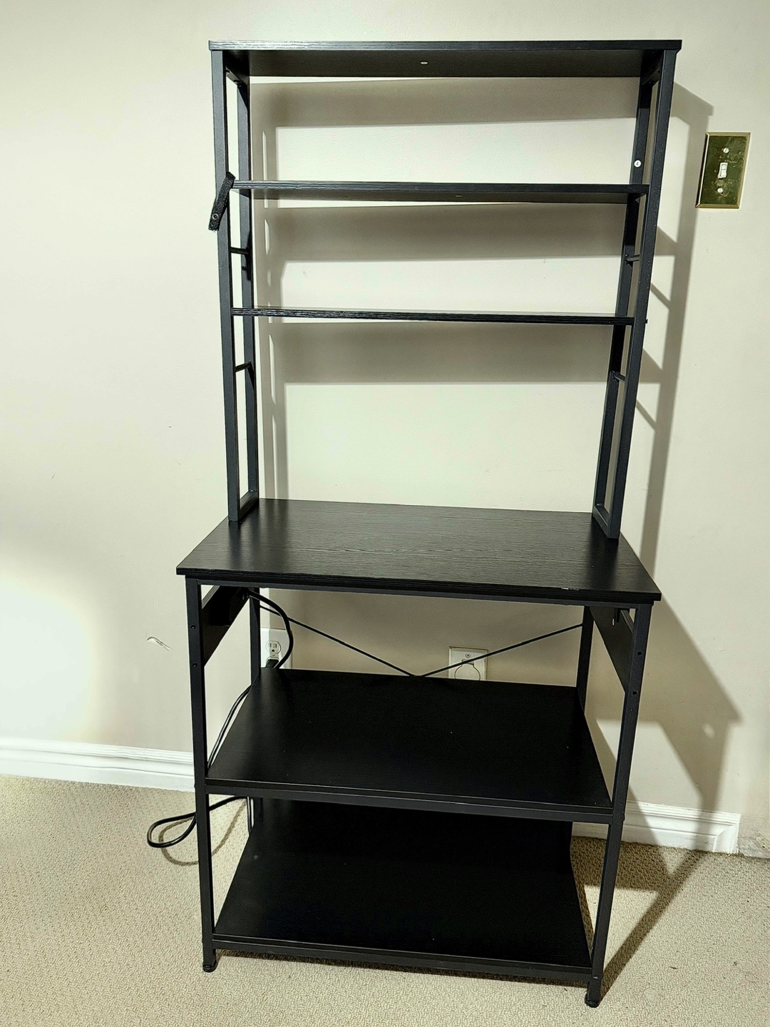 VASAGLE Coffee Bar, Baker’s Rack for Kitchen with Storage