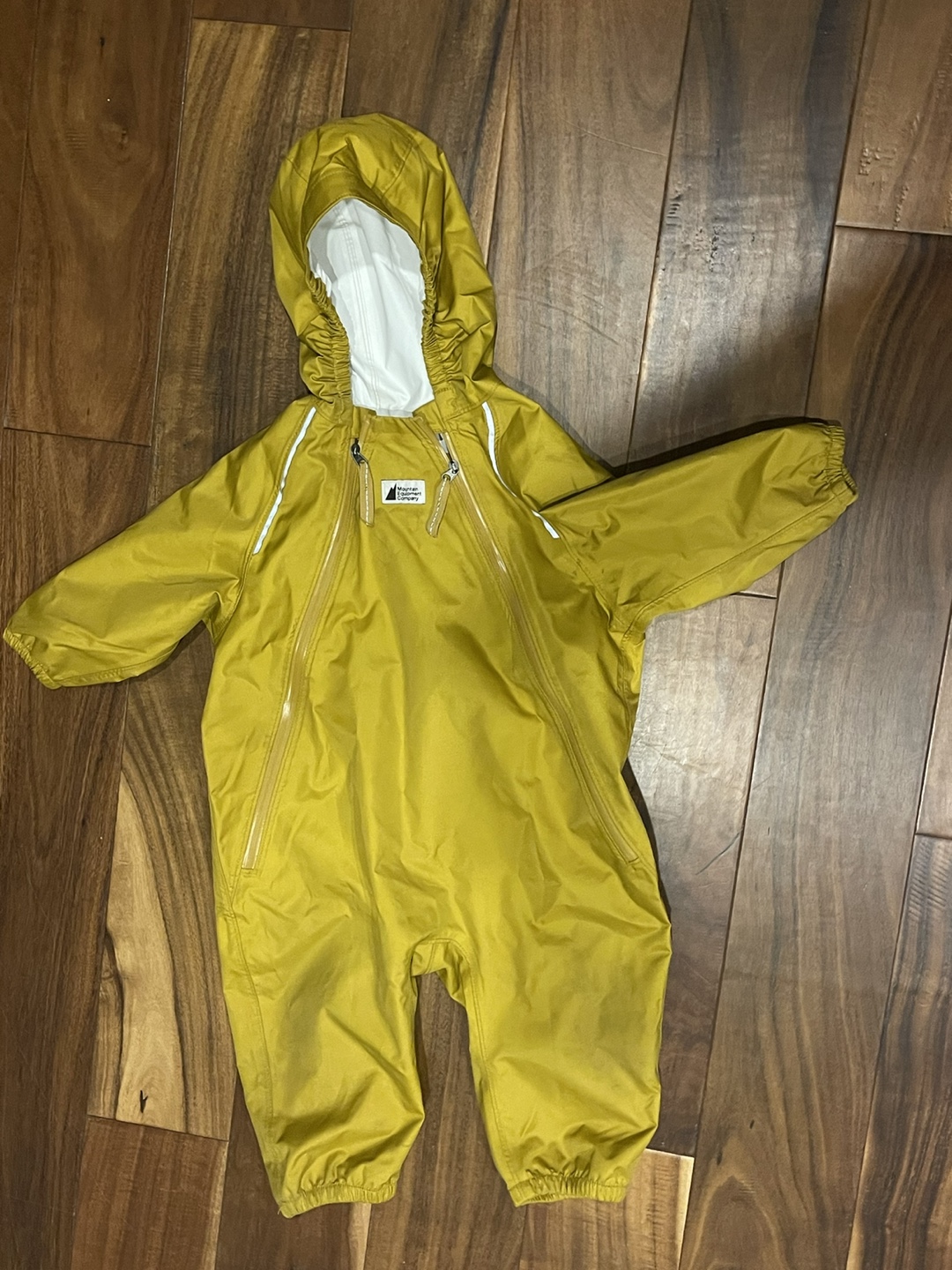 Mountain Equipment Co-op Baby Rainsuit - Mustard Yellow - 12M