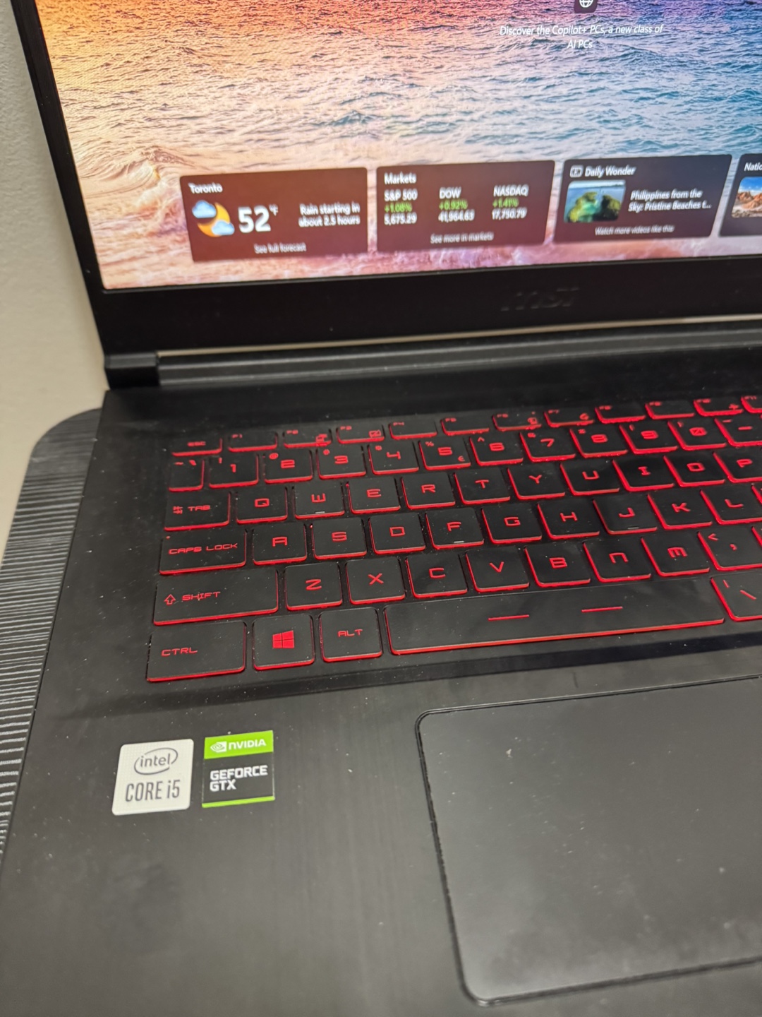 MSI GF63 Thin 10SC Gaming Laptop - Intel Core i5, GTX - photo 2