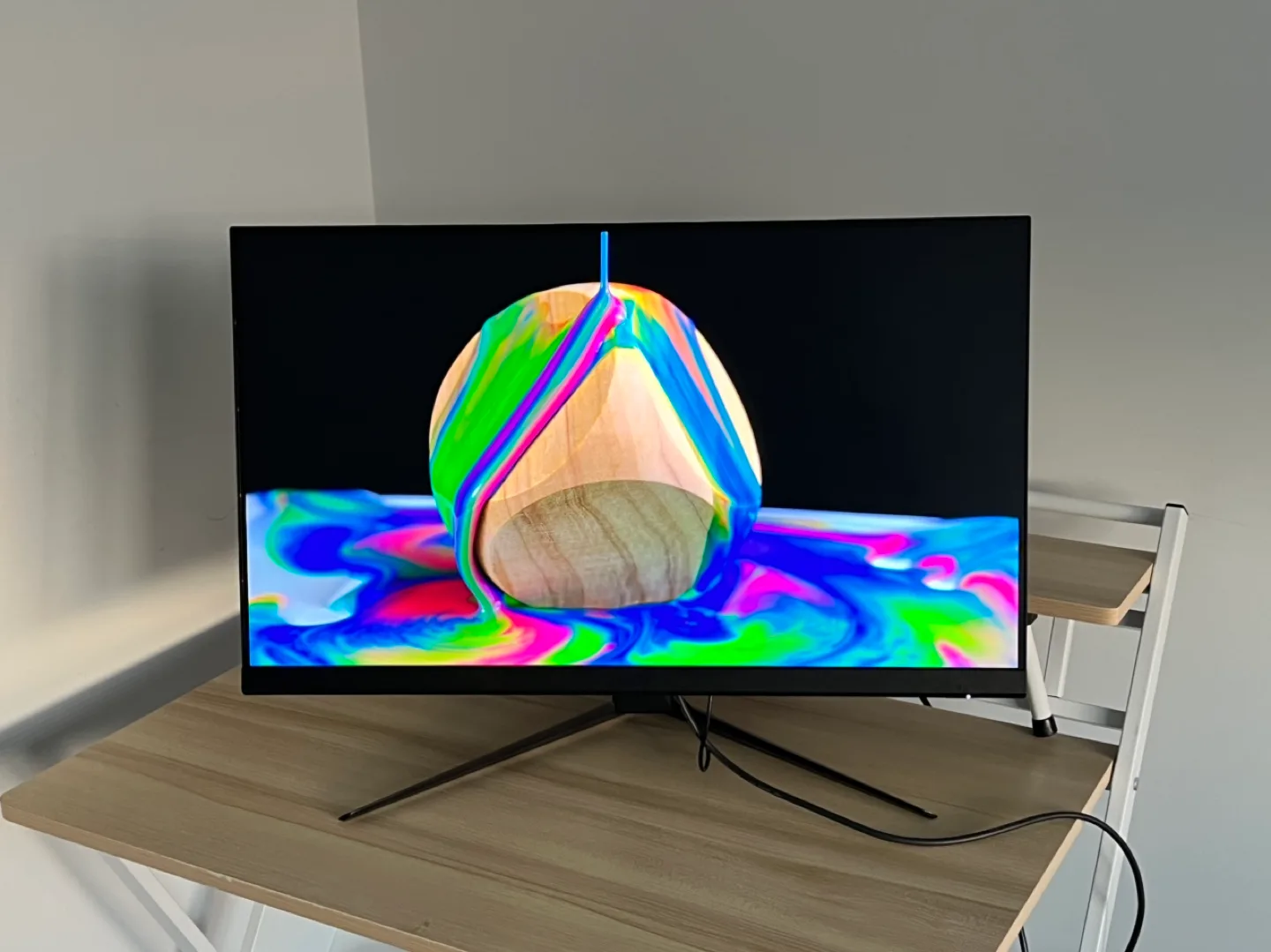 Amazing condition gaming monitor with a 144 hz at 27” image indicator(5)