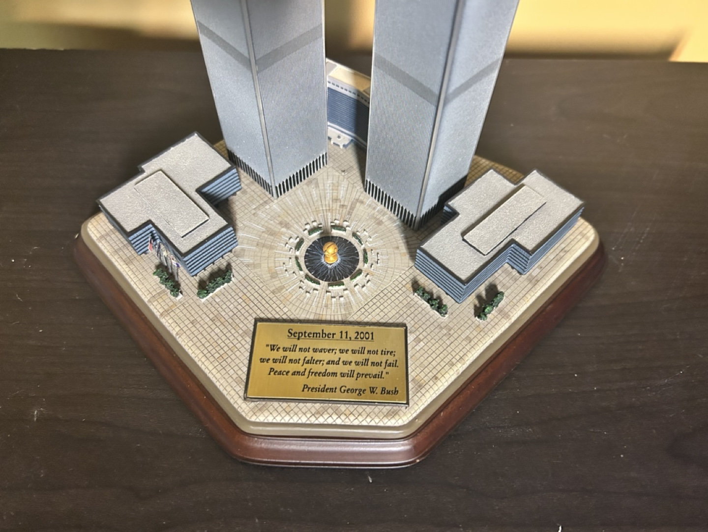 World Trade Center Twin Towers Collectible Model - photo 2