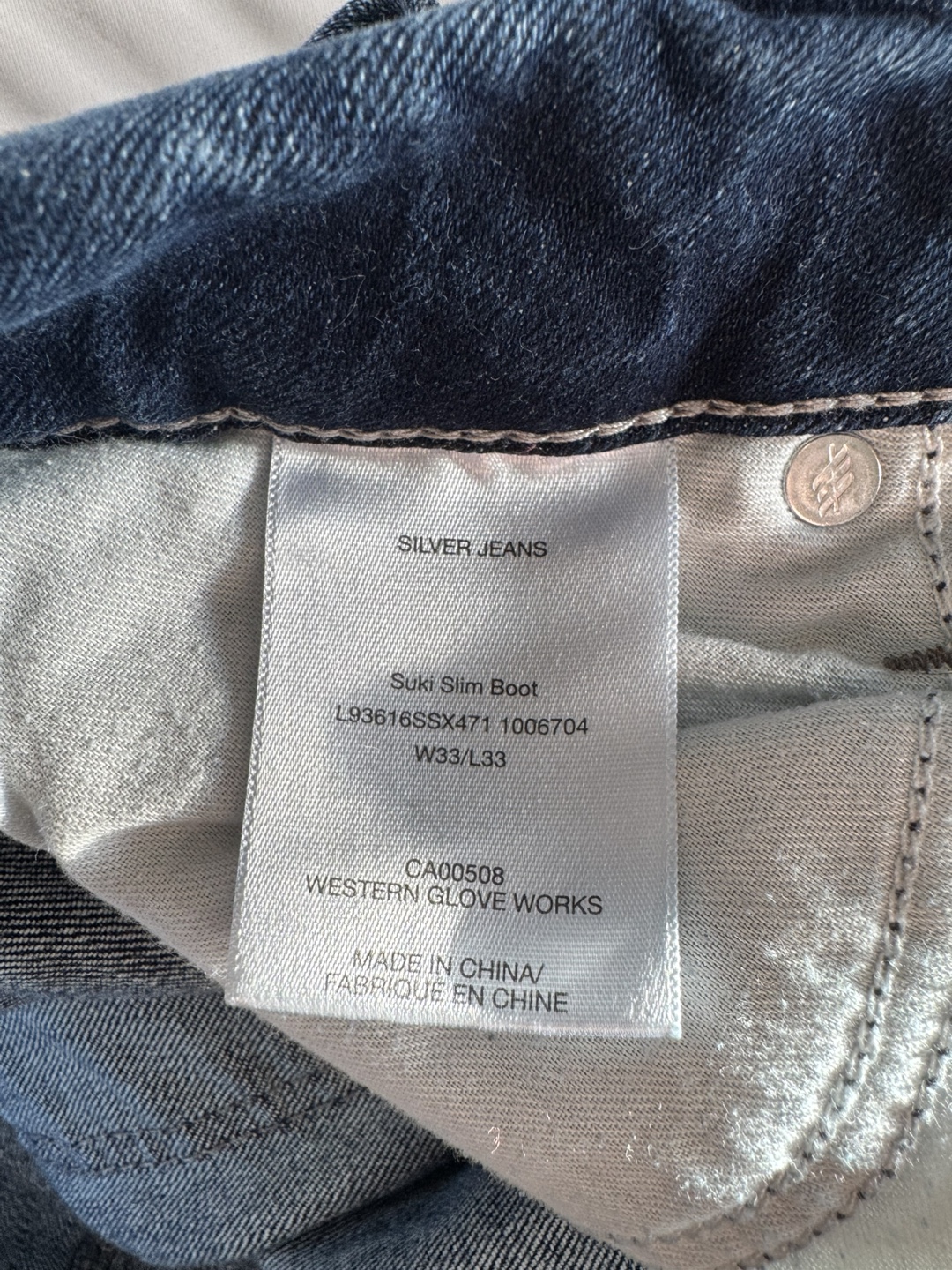 Silver Jeans Co. Suki Slim Boot Jeans - Size W33/L33 - photo 2
