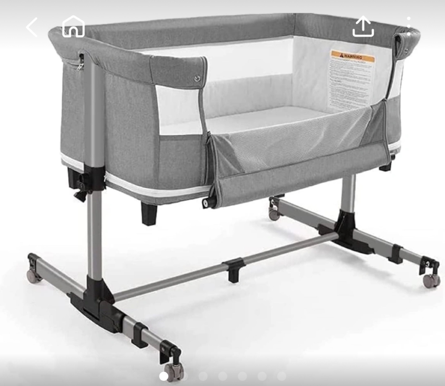 TCbunny 2-in-1 Baby Bassinet & Bedside Sleeper - photo 2