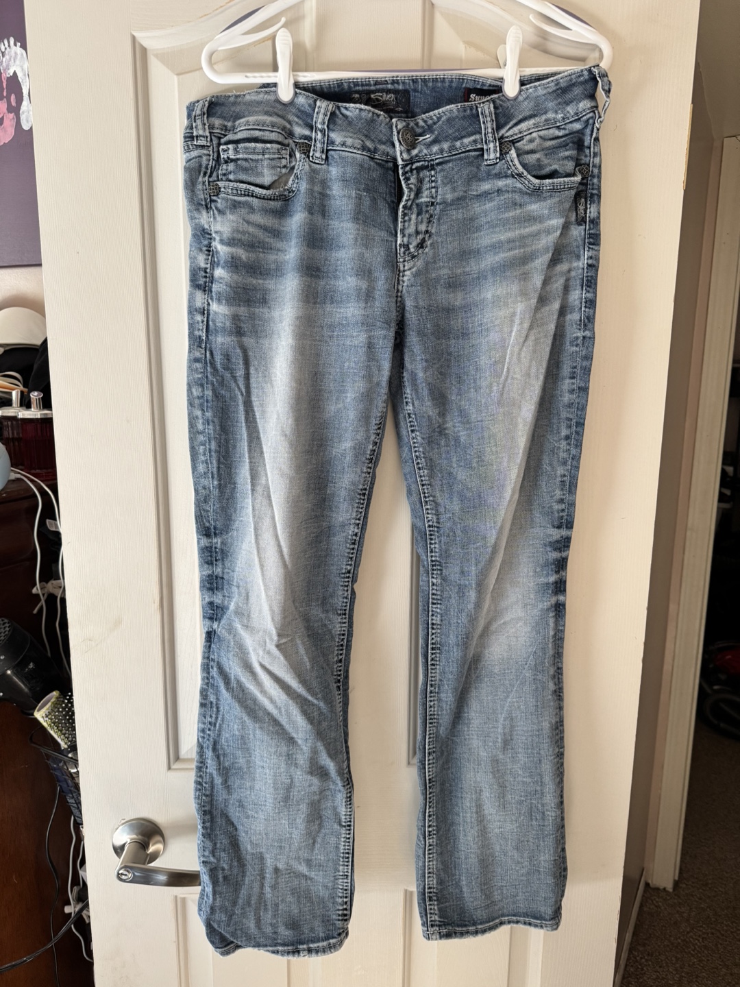 Silver Jeans Co. Suki Mid Straight Jeans - Size W33/L32