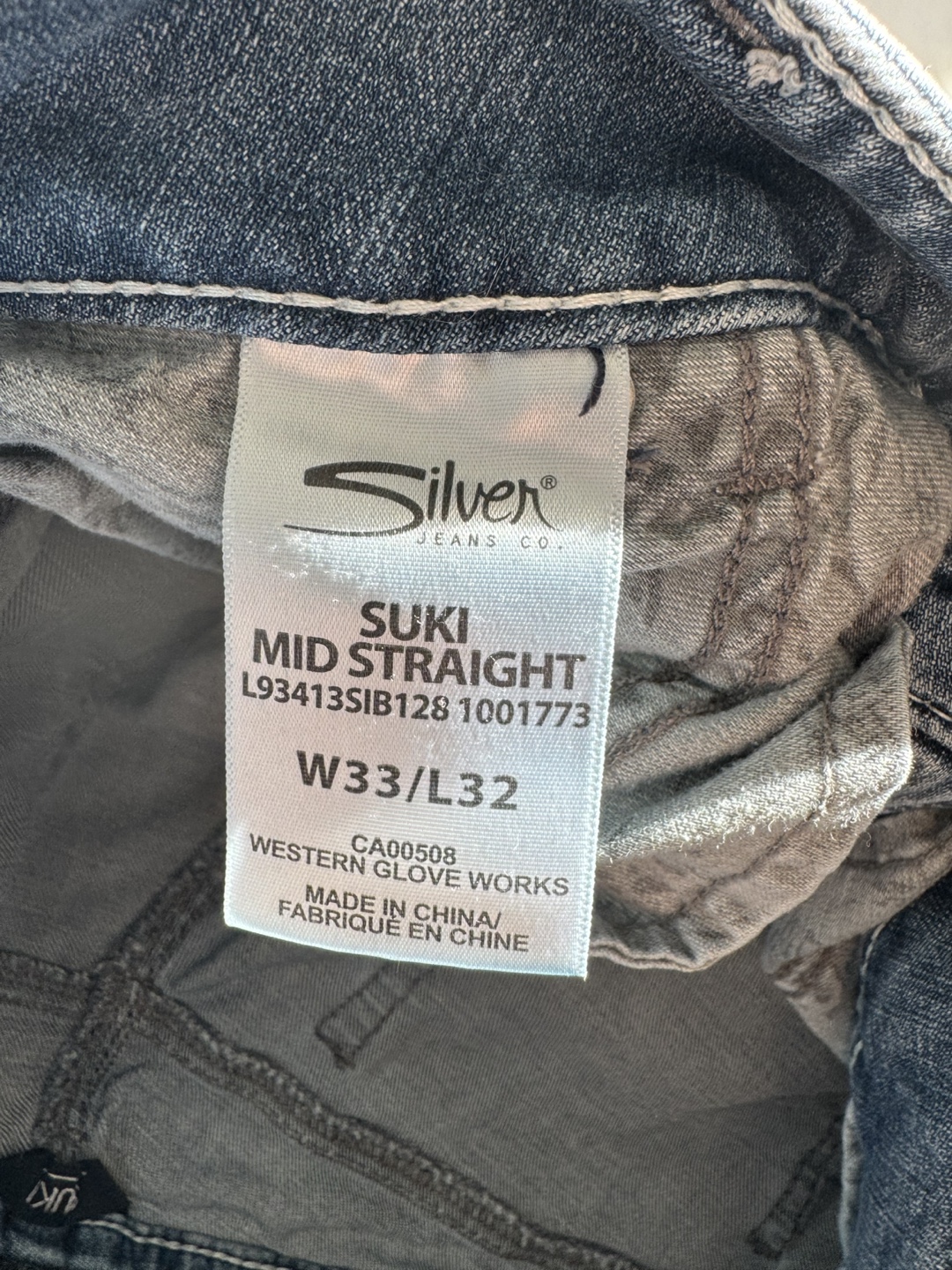 Silver Jeans Co. Suki Mid Straight Jeans - Size W33/L32 - photo 2