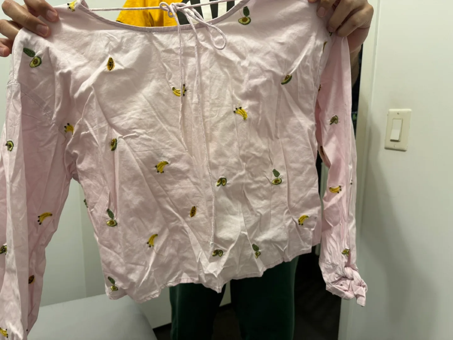 Two Pink Long Sleeve Blouses for spring image indicator(2)