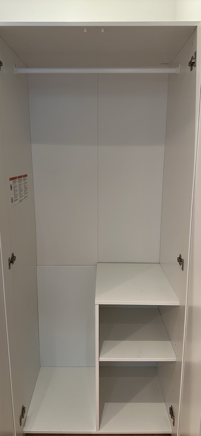 White Wardrobe Armoire - photo 2