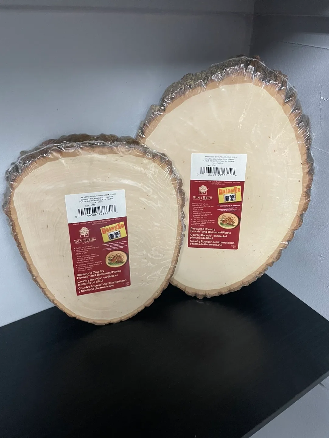 Walnut Hollow Basswood Country Rounds - Large