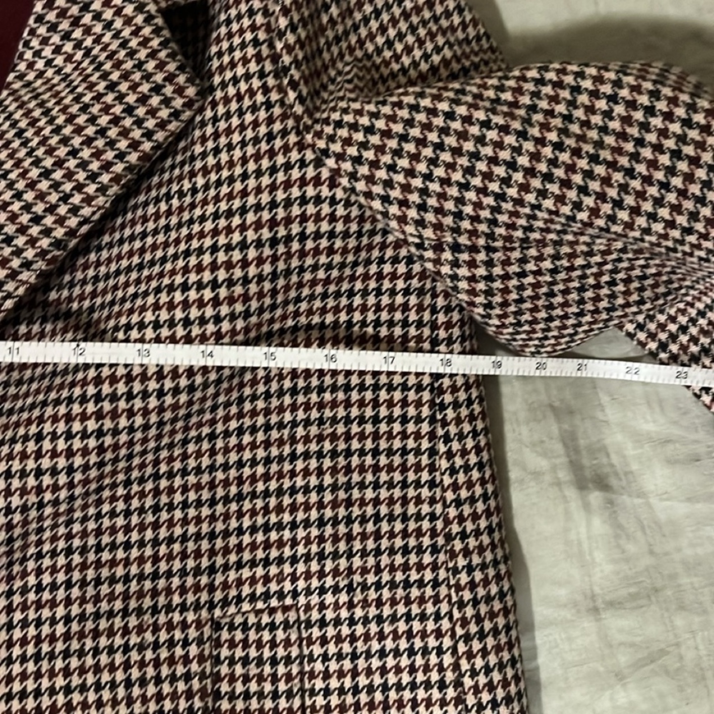 Zara Houndstooth Coat and Skirt Set - xs - photo 4