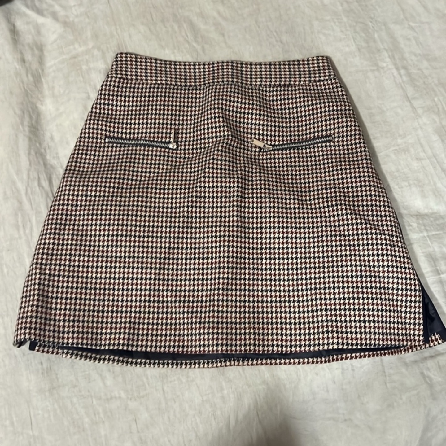 Zara Houndstooth Coat and Skirt Set - xs - photo 5