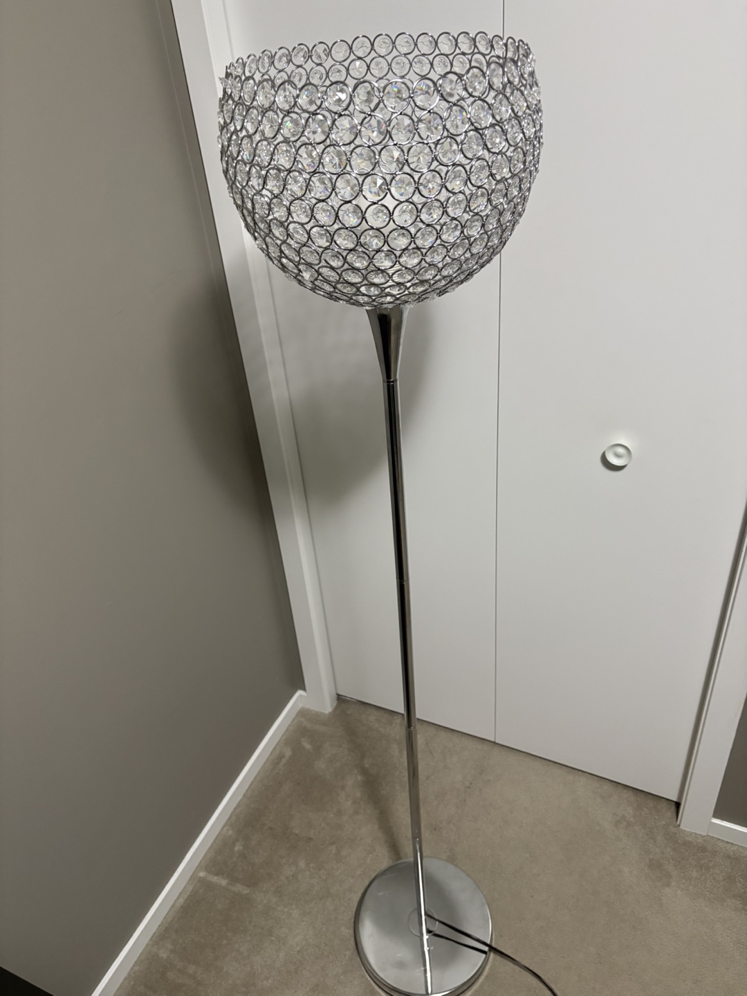 Crystal Beaded Floor Lamp