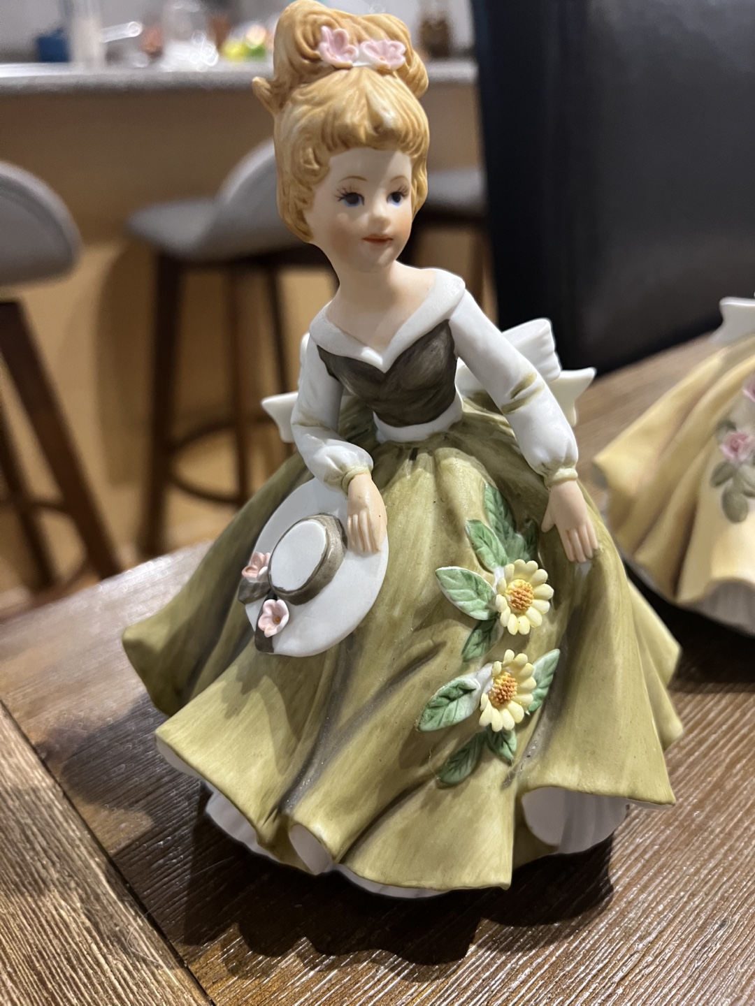 Trio of Vintage Porcelain Girl Figurines - photo 3