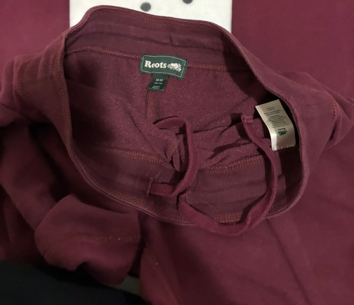 Roots Burgundy Women's Joggers - Size M image indicator(4)