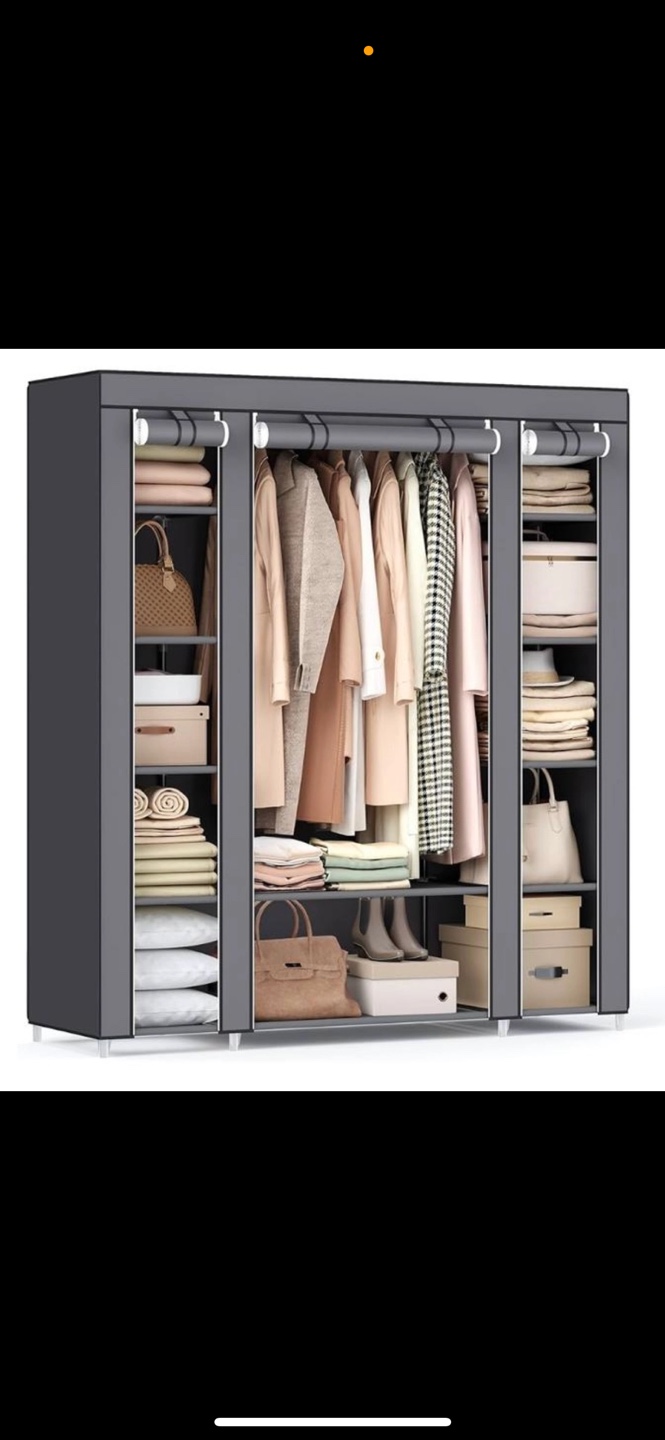 Portable Fabric Wardrobe Closet Organizer