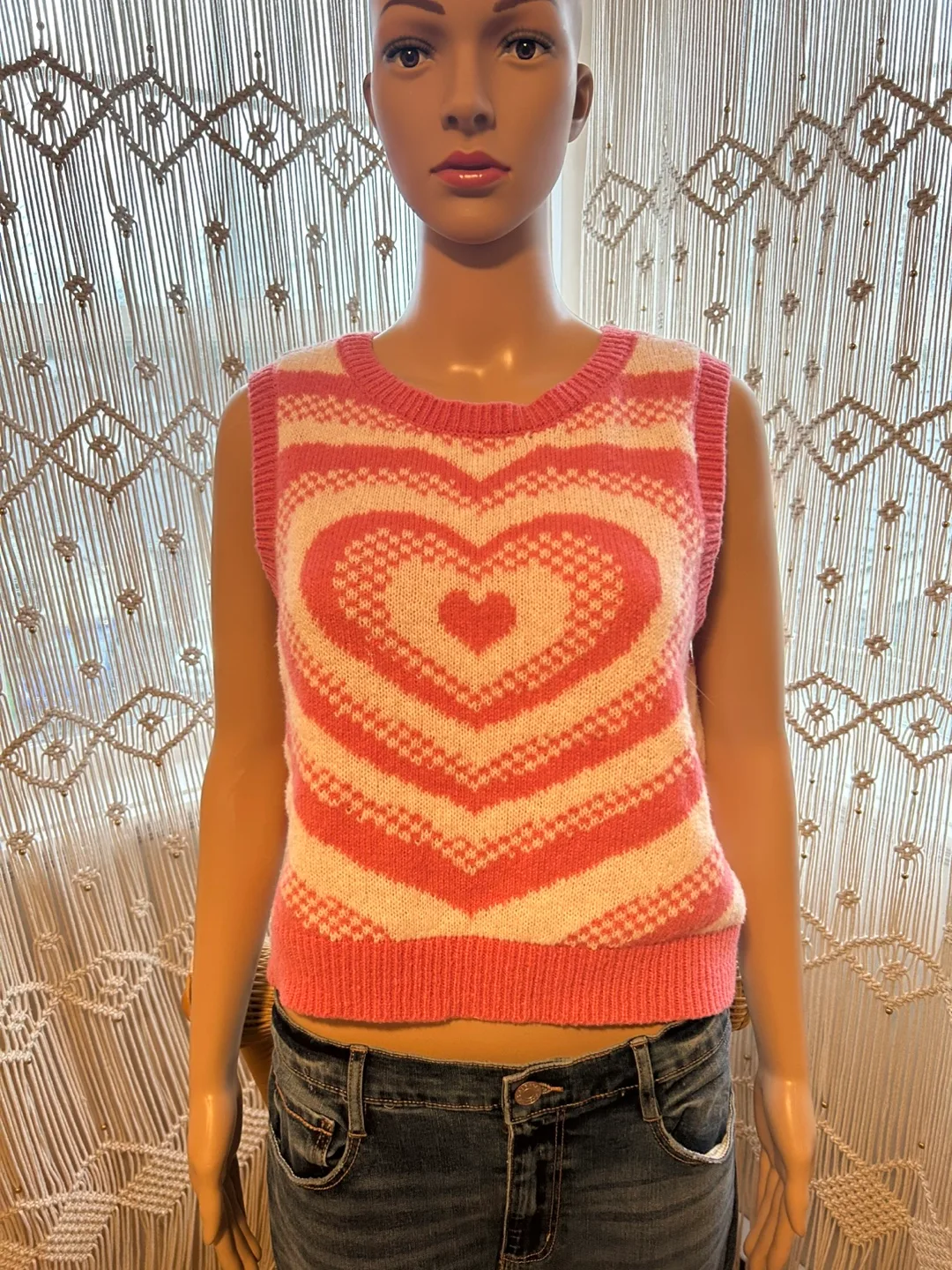 # freecycle Almost Famous Heart Knit Vest - Size Large thumbnail