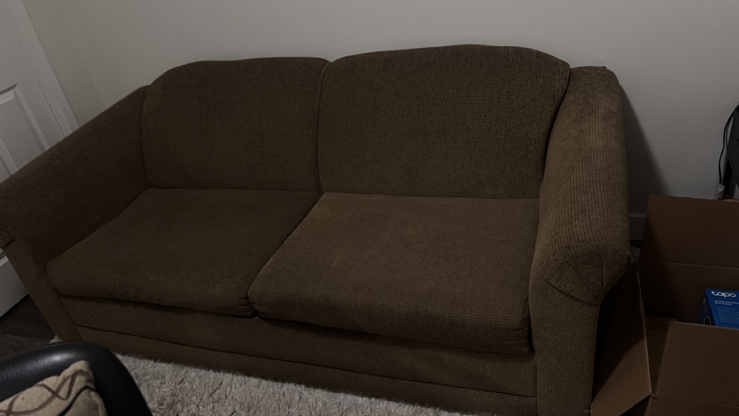 Brown Sofa Bed - photo 2