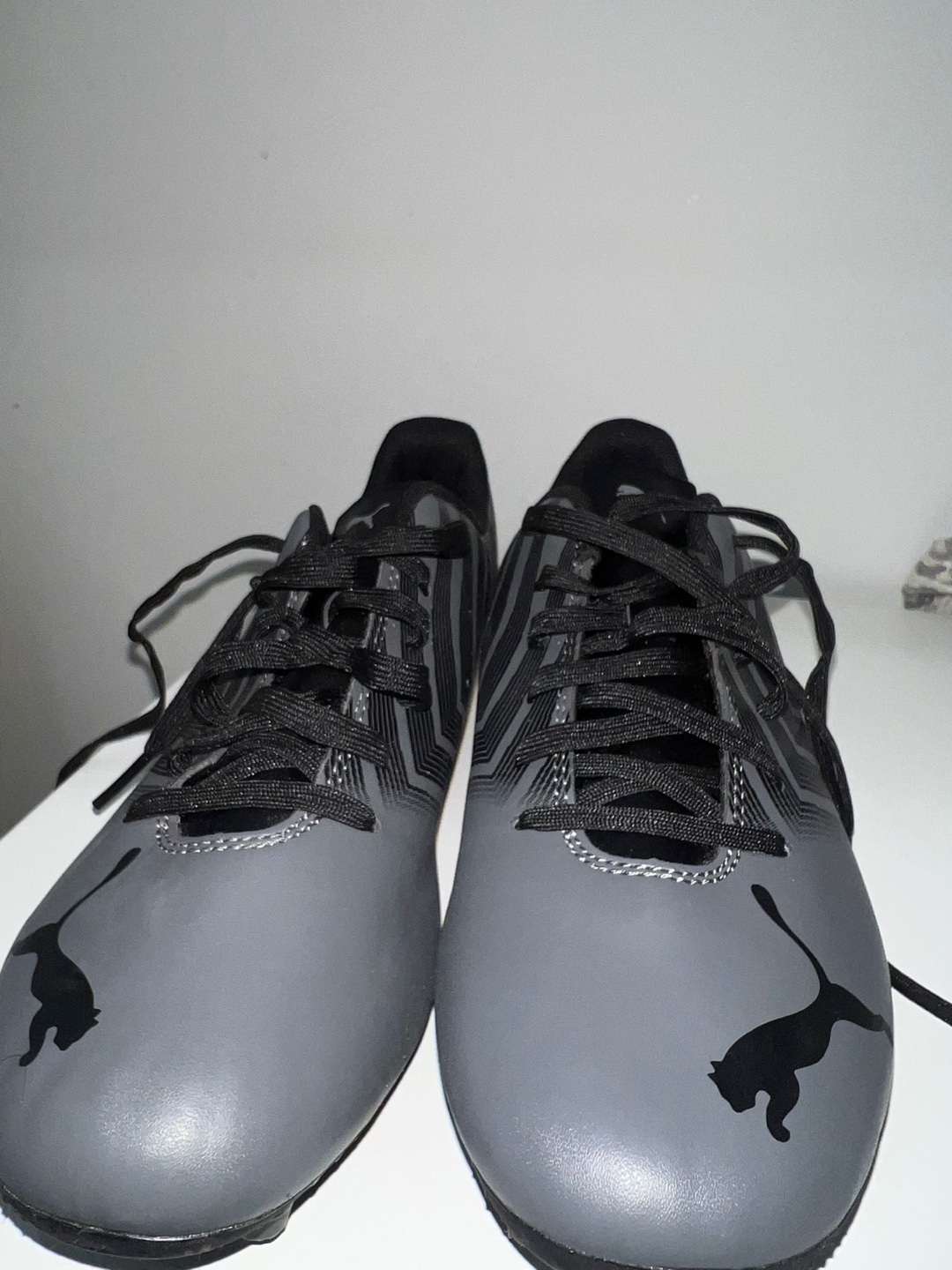 Puma Soccer Cleats - Grey/Black