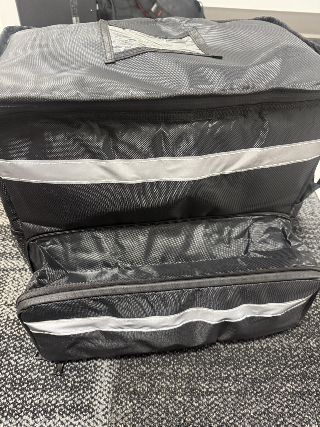 Large Insulated Delivery Bag with Multiple Compartments