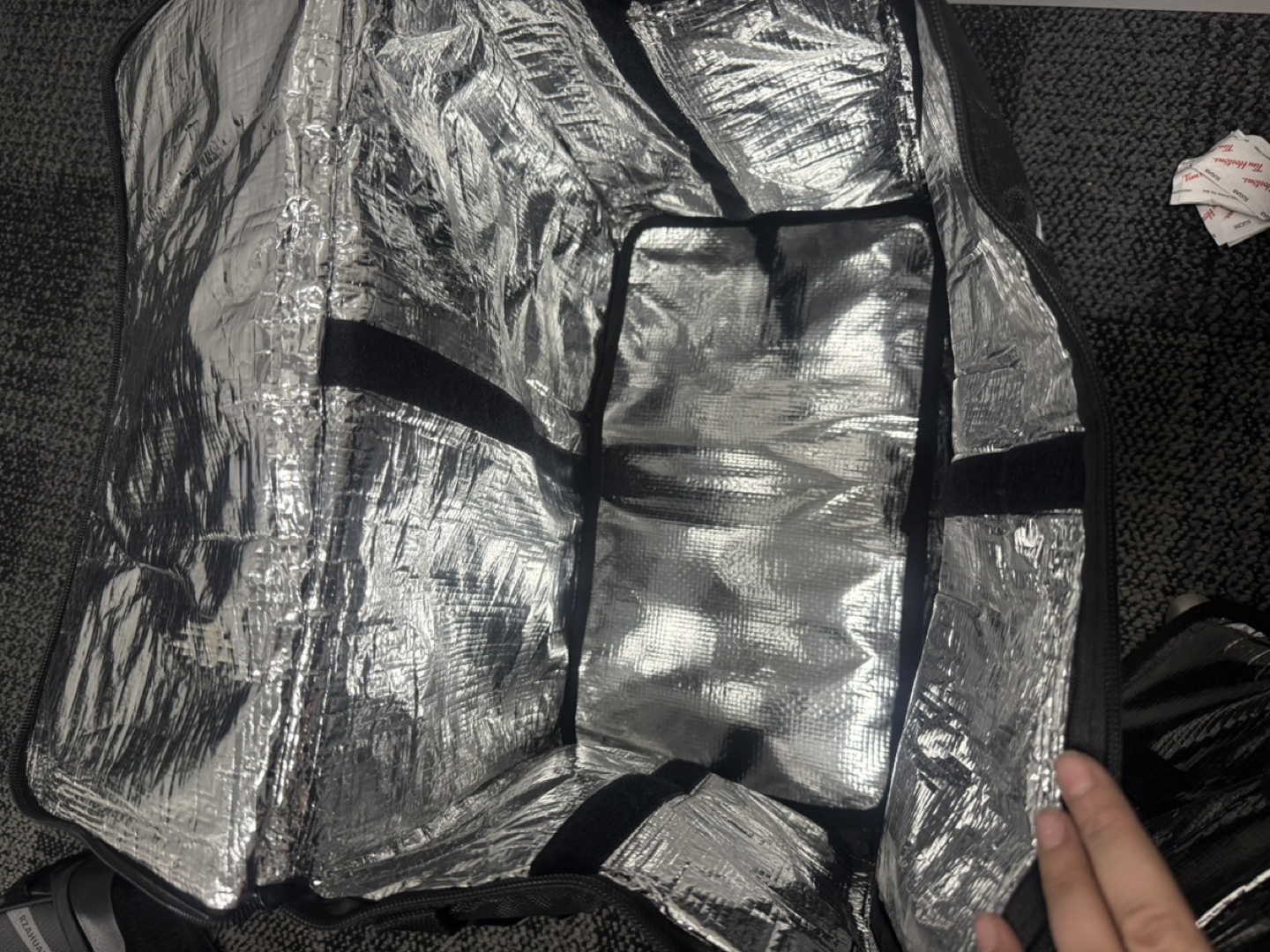 Large Insulated Delivery Bag with Multiple Compartments - photo 5