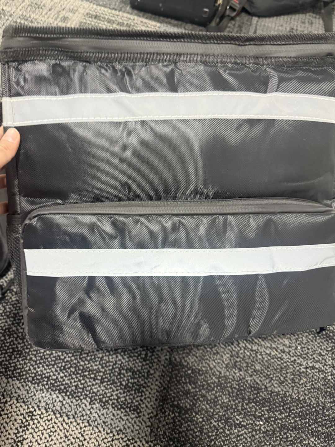 Large Insulated Delivery Bag with Multiple Compartments - photo 4