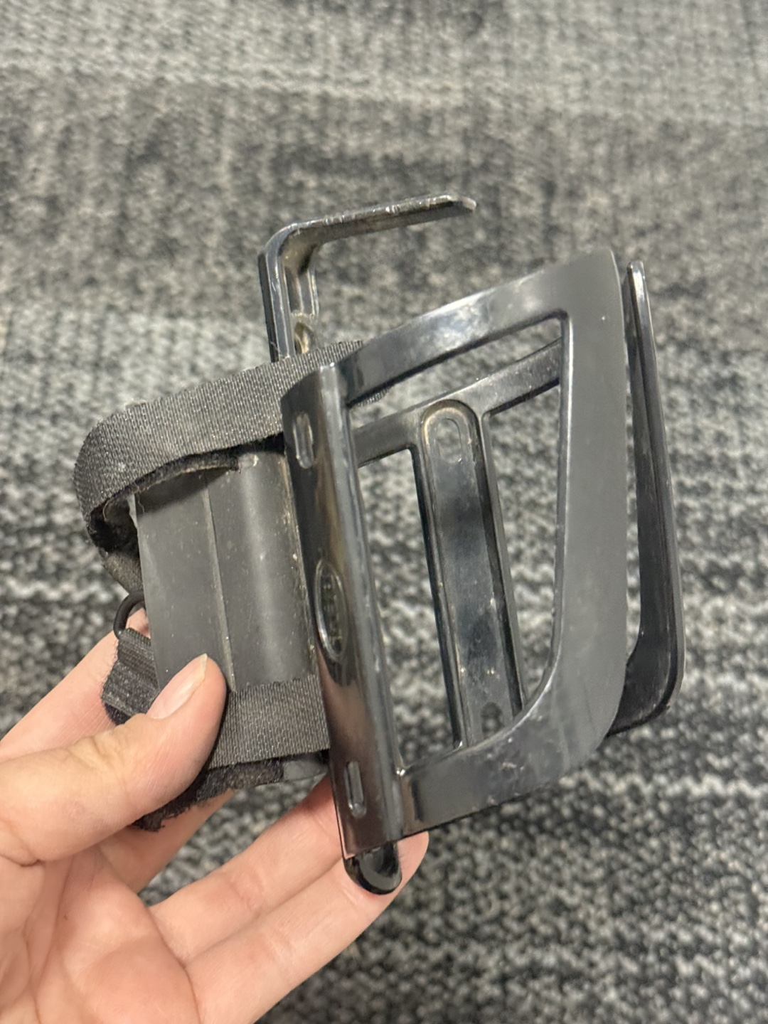 Bicycle Water Bottle Cage with Strap Mount