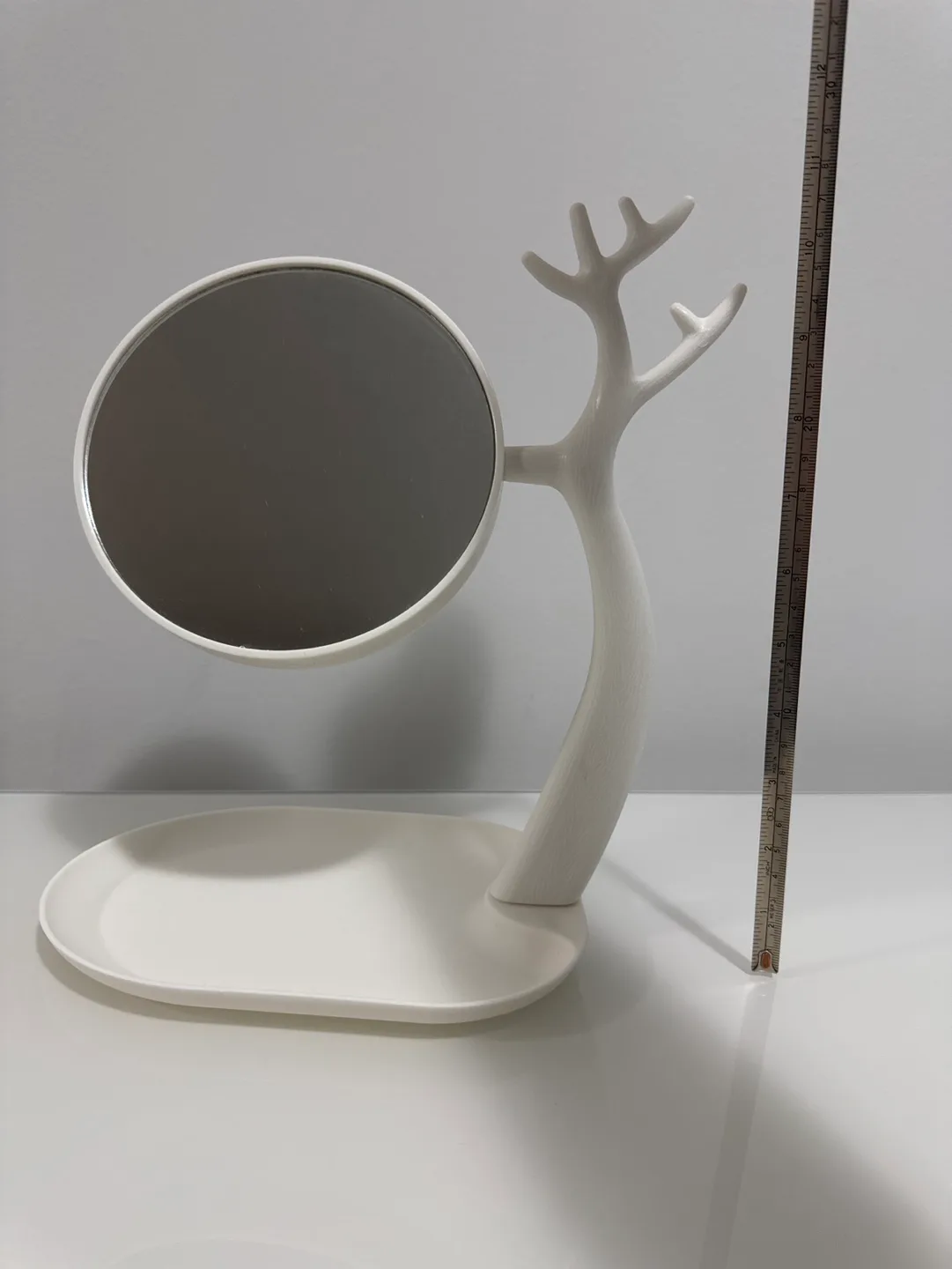 White Antler Jewellery Organizer with Mirror image indicator(3)