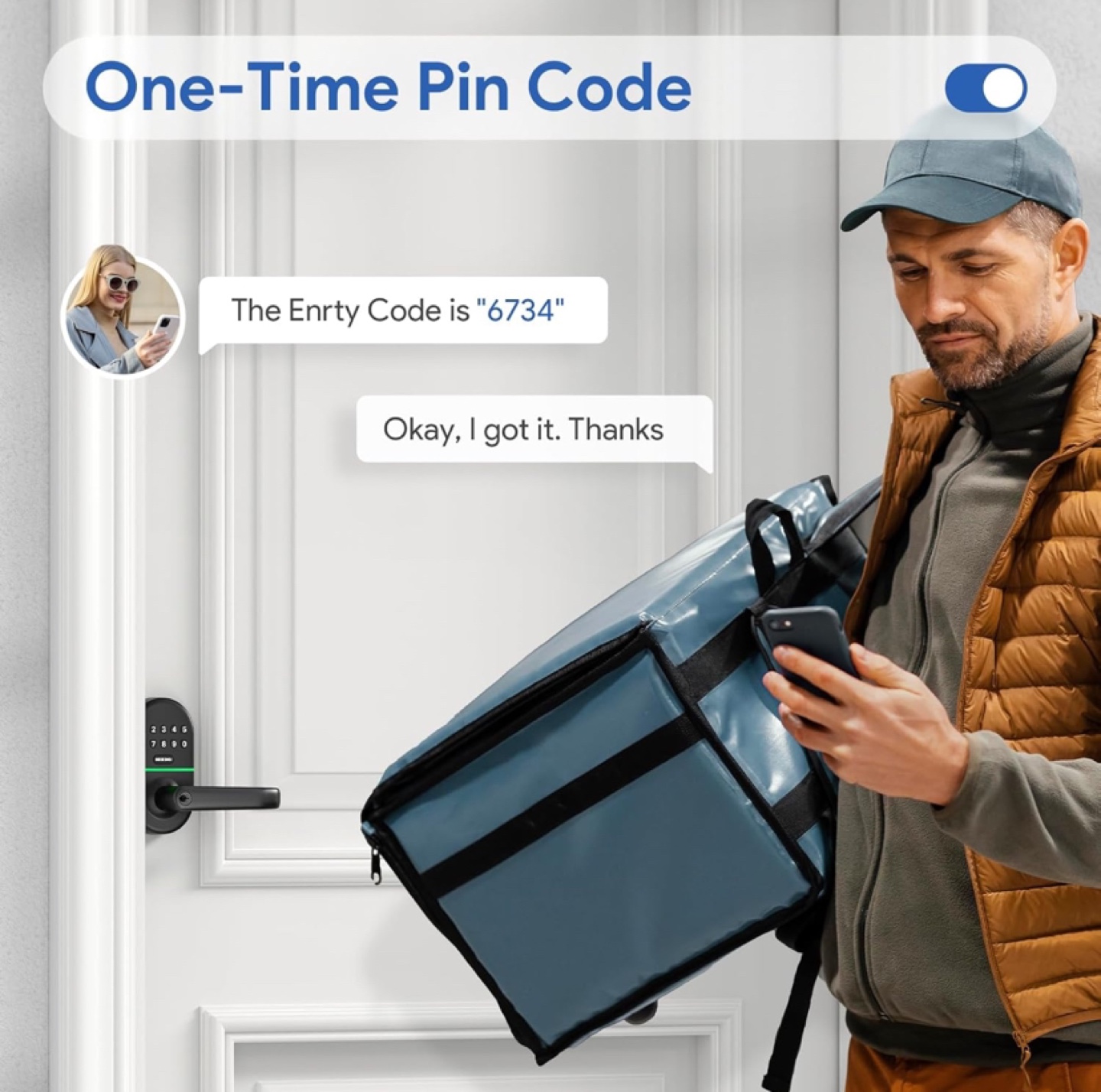 NICE DIGI Keyless Entry Door Lock with 20 User Codes - photo 4