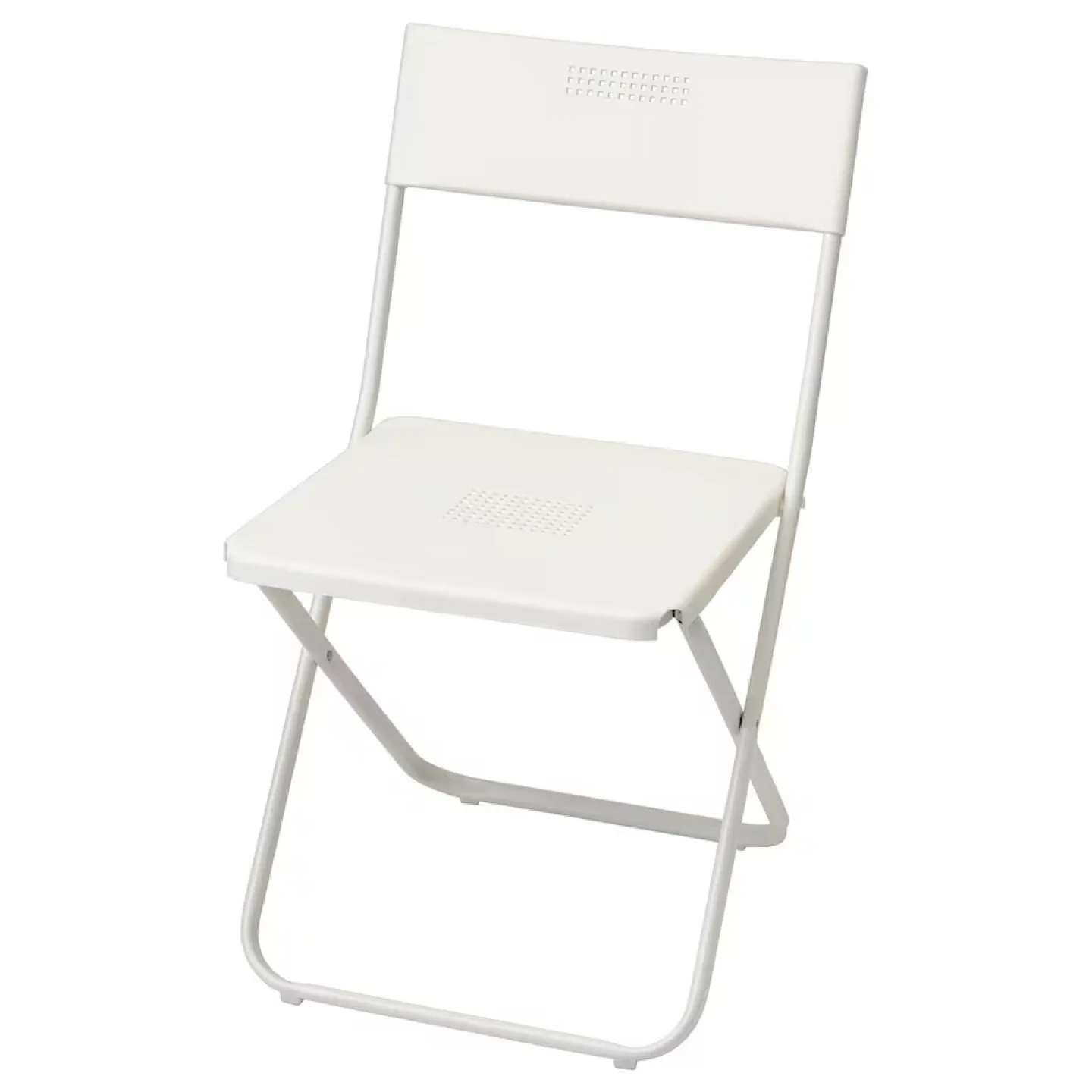 IKEA Folding Chair - White (SET OF TWO) with detachable cushions thumbnail