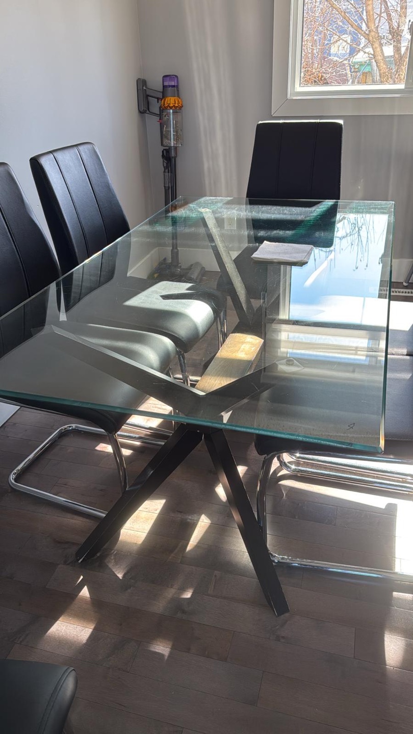 Glass Dining Table