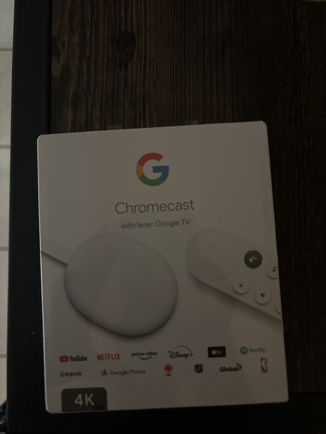 Google Chromecast with Google TV - 4K Streaming Device