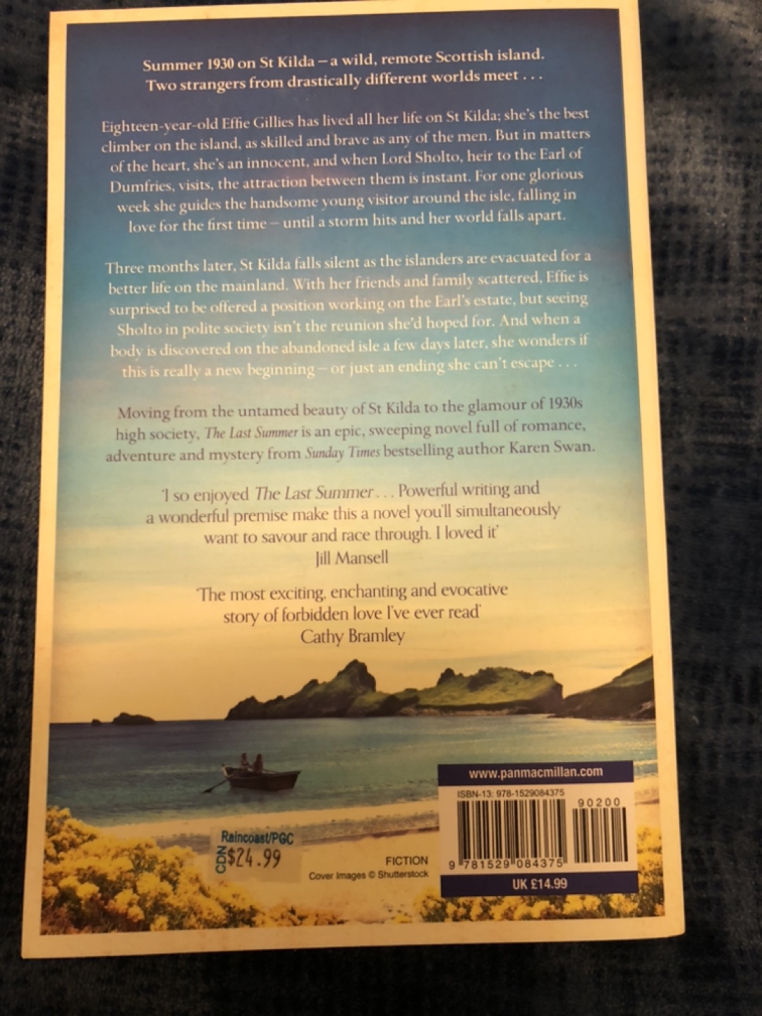 The Last Summer by Karen Swan Paperback Book - photo 2