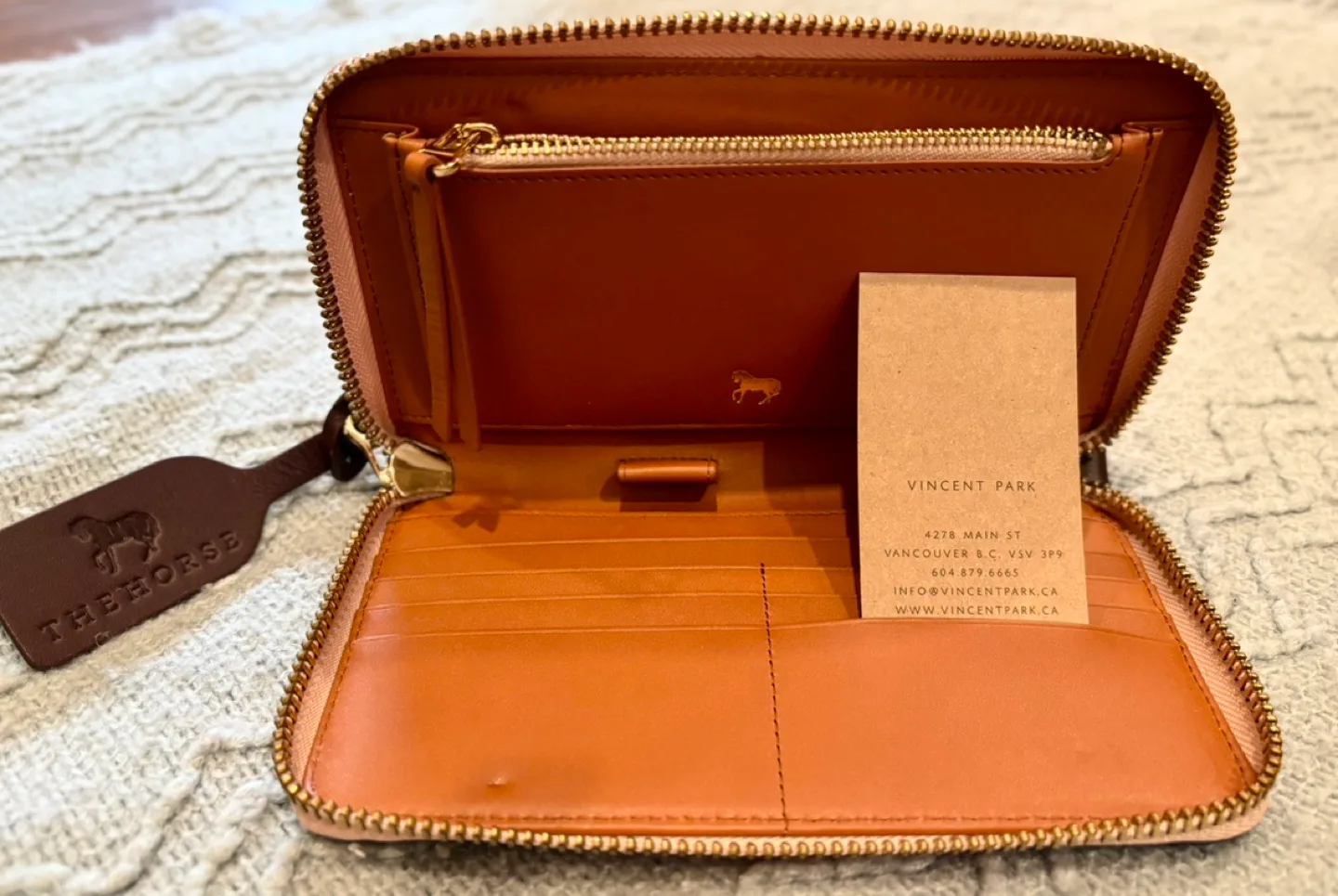 The Horse Women’s Zip-around Leather Wallet (NEVER USED) image indicator(9)