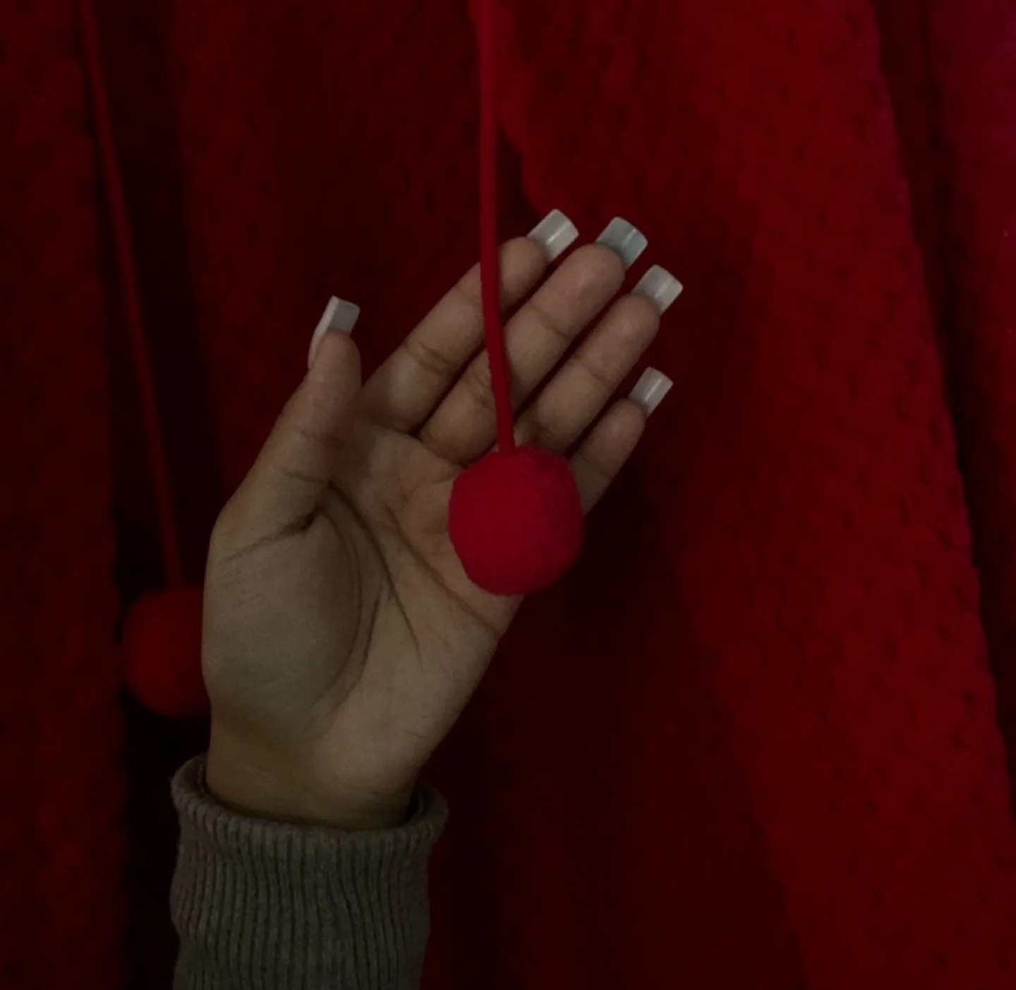 Victoria's Secret Red Hooded Robe - Size M/M image indicator(4)