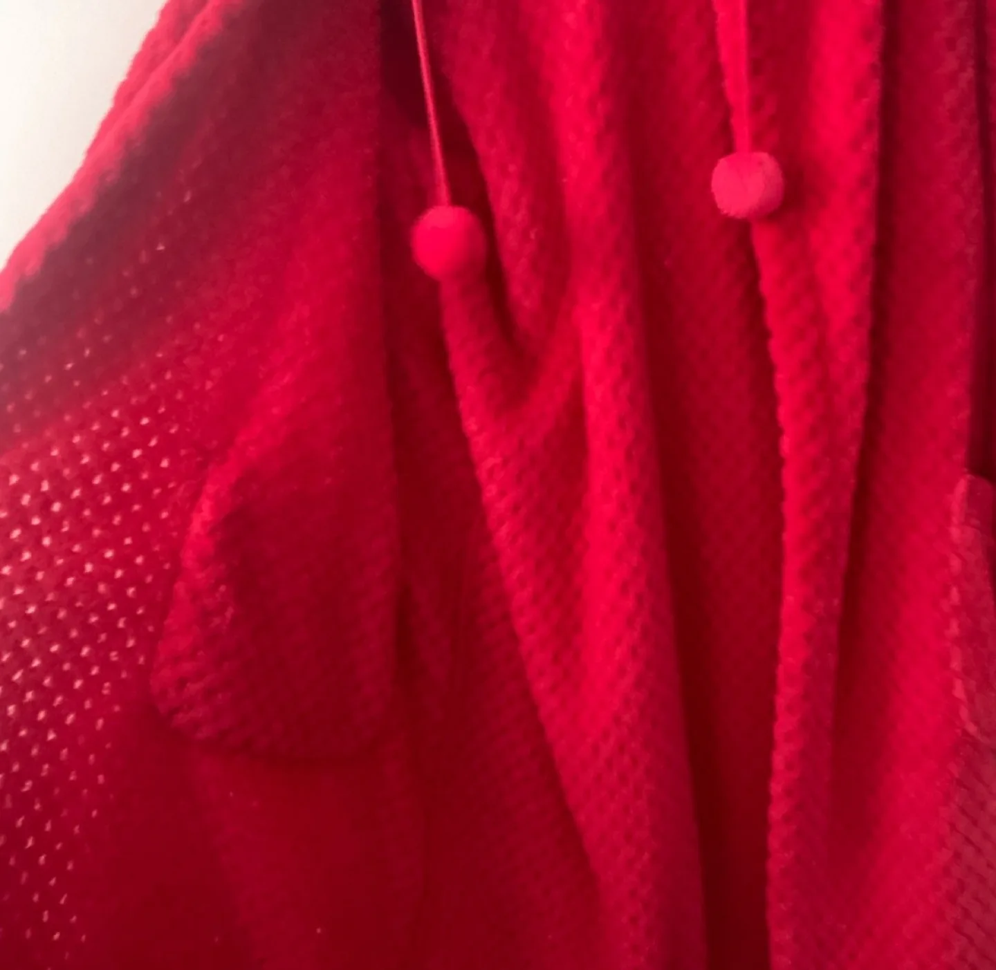 Victoria's Secret Red Hooded Robe - Size M/M image indicator(3)