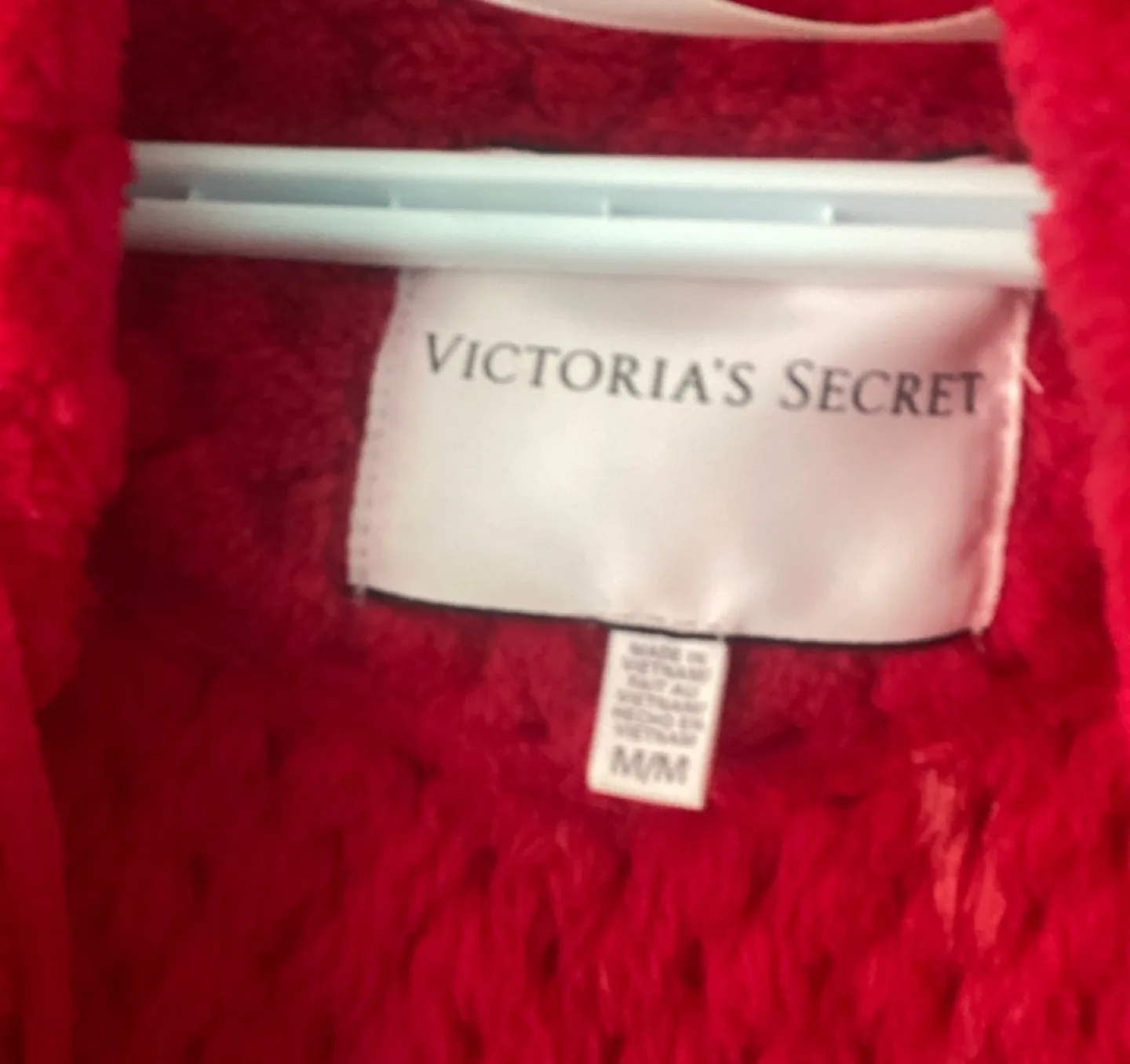 Victoria's Secret Red Hooded Robe - Size M/M image indicator(2)