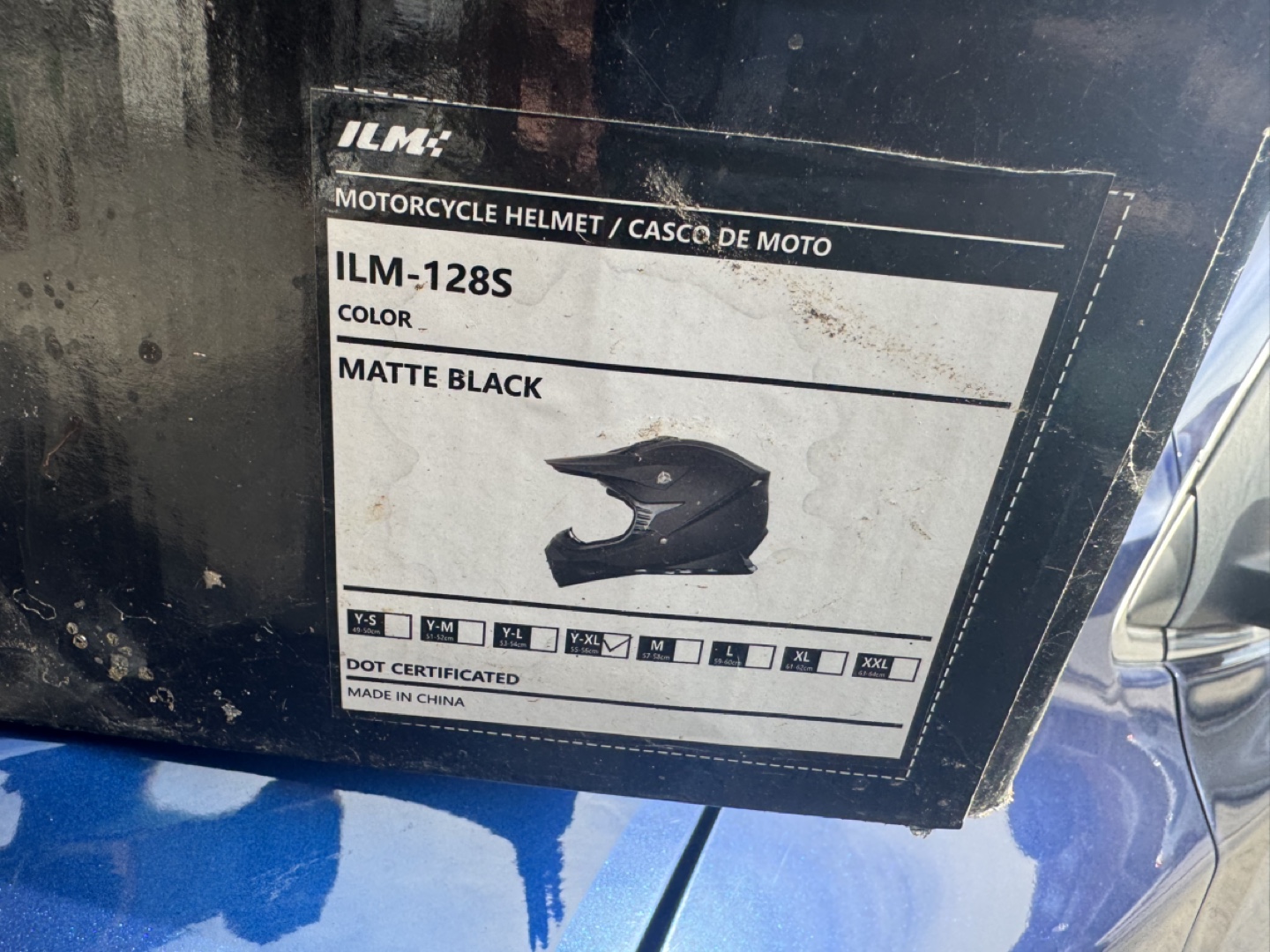 Motorcycle Helmet - DOT Certified  Matte Black - photo 3