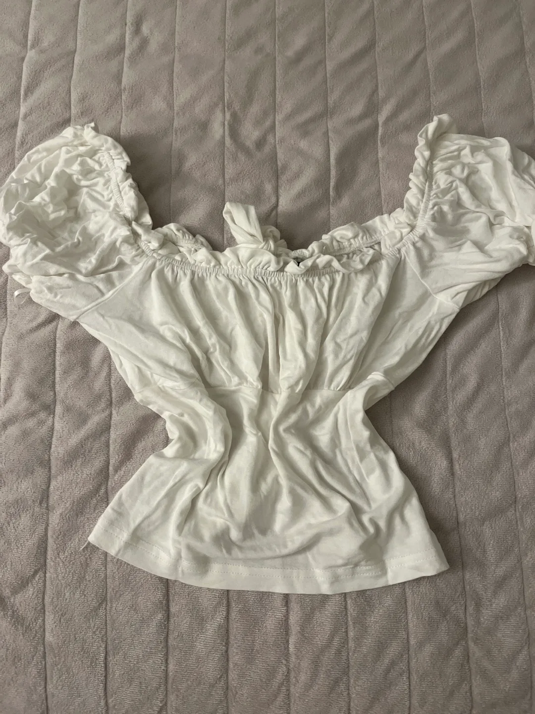SHEIN - White babydoll top image indicator(2)