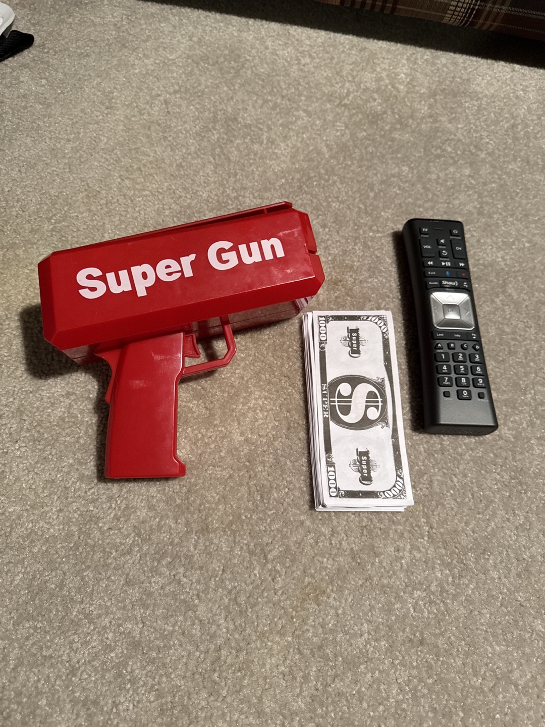 Super Gun Money Toy