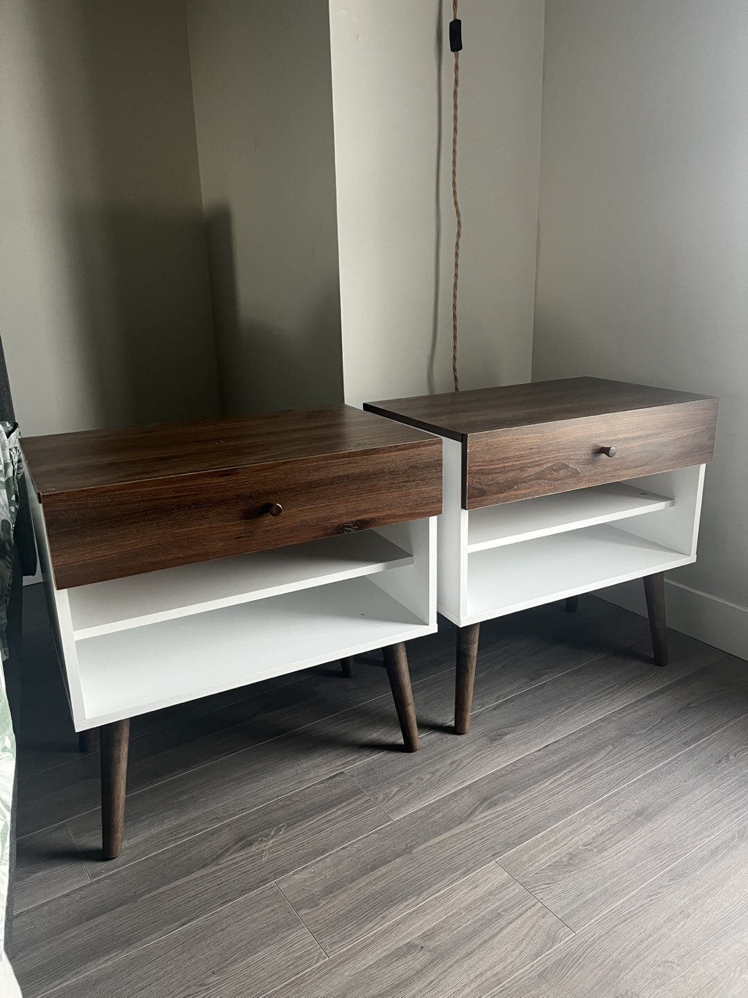 Pair of Mid-Century Modern Nightstands