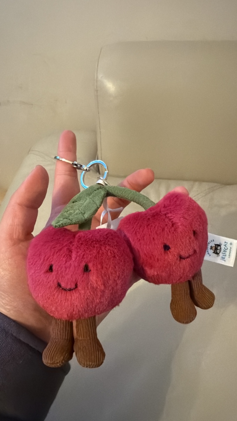 Jellycat Cherries Keychain