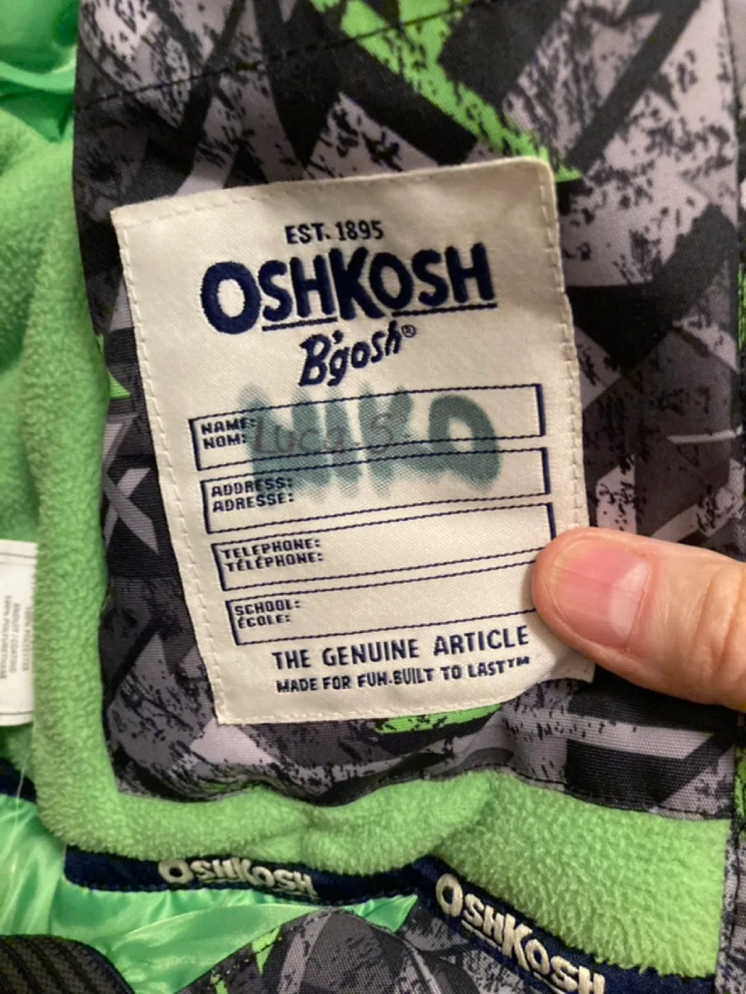 4T Kids' Snow jacket- Size 4T image indicator(4)