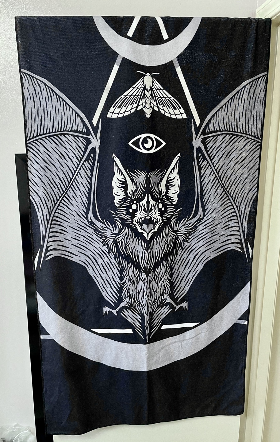 Gothic Bat beach towel
